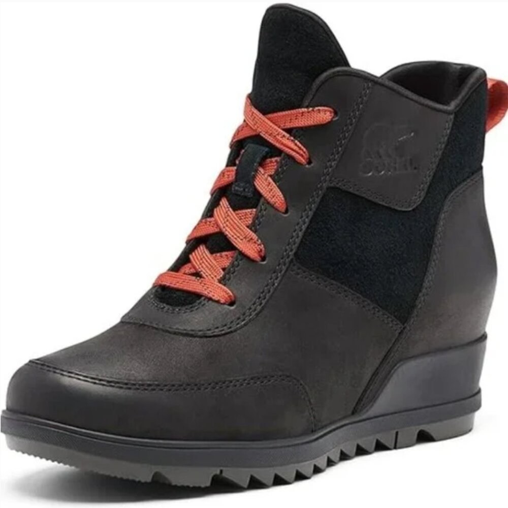 Sorel Women's Evie Sport Lace Bootie, Black Size 7.5